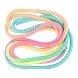 Homyl Cuerda de Gimnasia Rítmica para Ejercicios de Coordinación Rutinas de Danza Y Prácticas Deportivas Hecha de Nailon Resistente Al Desgaste Adecuada Par, Colores de Macarrones