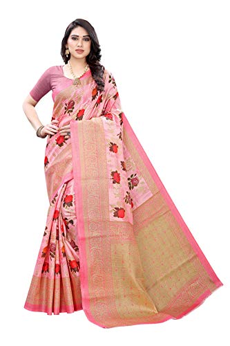 Sari indien en soie floral à porter pour les grands événements