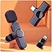 Plug-Play Professionale Microfono Lavalier Wireless,Microfono senza fili,Lapel Lavalier 2.4GHz Mini Mic,microfono per smartphone iPhone,YouTube, TikTok,Facebook,Live Stream, Vlogger, Intervista