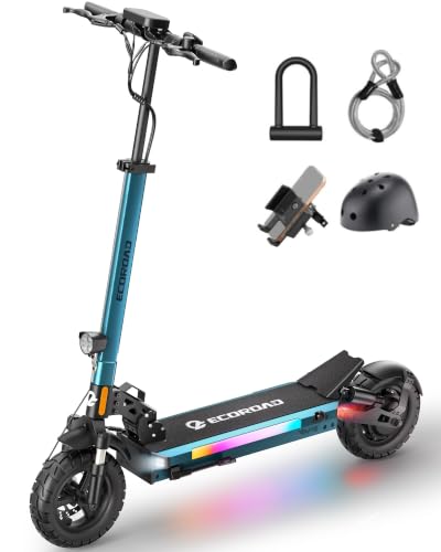 Image of ECOROAD ES6 Electric Scooter Adults, 1000W Peak Motor Up to 31 MPH