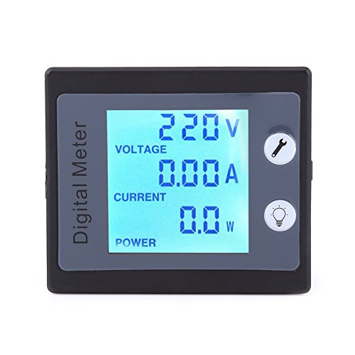 Image of AC Power Meter Digital Monitoring Multimeter Ammeter 100A 80-260V Voltmeter Energy Voltage Current Electrical Tester with CT
