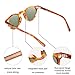 EyeGlow Vintage Round Sunglasses Women Sunglasses for Men 5235 Acetate Material Polarized Lens