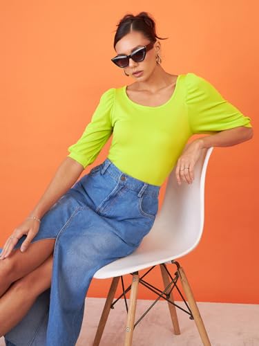 Uptownie-Lite-Womens-Square-Neck-Regular-Fit-Top