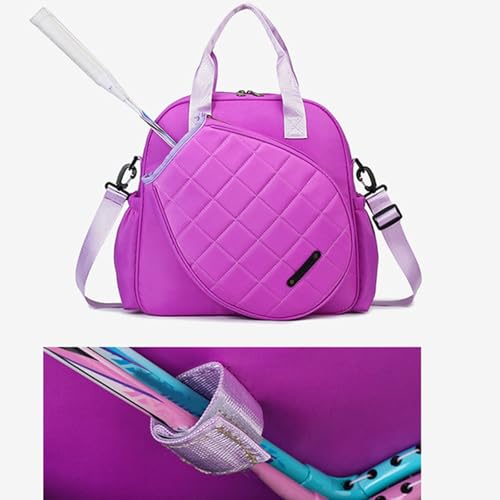 Bolsa deportiva para raquetas con múltiples compartimentos que soluciona el desorden 5