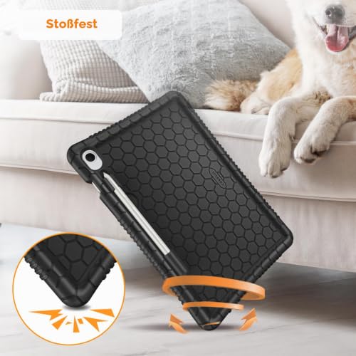 Fintie Silikonhülle für Samsung Galaxy Tab S10 FE/S9 FE 10.9"/S9 11" Tablet, rutschfeste Stoßfeste Weich Silikon Schutzhülle mit… – Ansicht 6