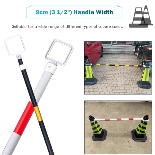 Barres de signalisation plastique rétractables pour événements - 5