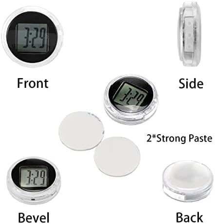 Miniatura 5 de DDSKY Reloj digital impermeable para motocicleta, paquete de 4, 1.1 pulgadas de diámetro