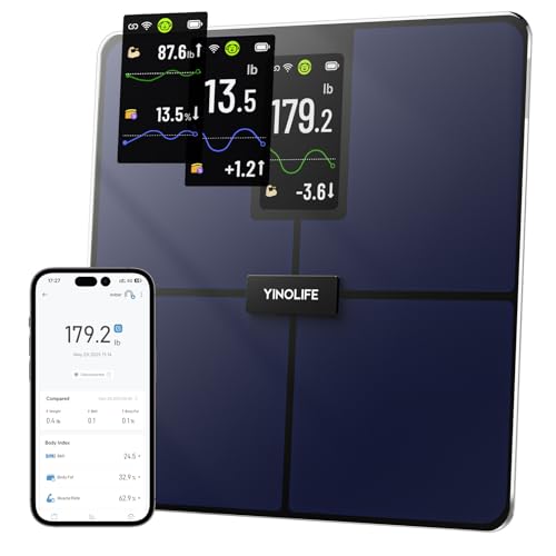 YINOLIFE Smart Scale for Body Weight, 4.3
