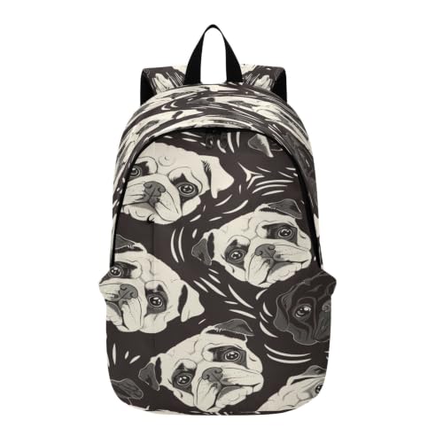 Sac de randonnée Carlins Sombres Chiens Tristes idéal pour vos sorties nature