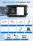 2G 64G Stereo for VW Passat Jetta Tiguan Golf MK5 MK6 T5 EOS Polo Android Car Radio CarPlay, Rimoody 7 Inch Touch Screen Android Auto GPS Navigation Bluetooth FM SWC Backup Camera - Image 8