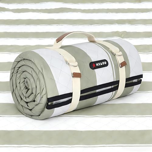 HX&OD Outdoor Picnic Blanket Extra Large, 80”x60”...