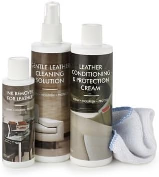 Lakeland Complete Leather Care Kit Includes Cleaner, Conditioner & Stain Remover
