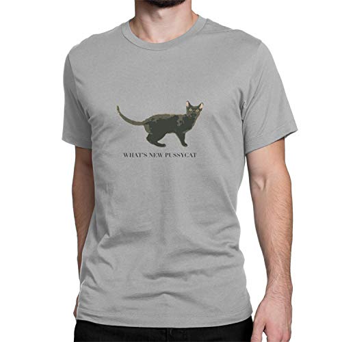 T-shirt chat Art04 gris en taille M pour homme et femme