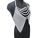 ZEMBORL 10MM Aluminum Chainmail Halter Top – Handmade Medieval Chain Mail Crop Top for Festival, Cosplay, Gothic Fashion & LARP Costume