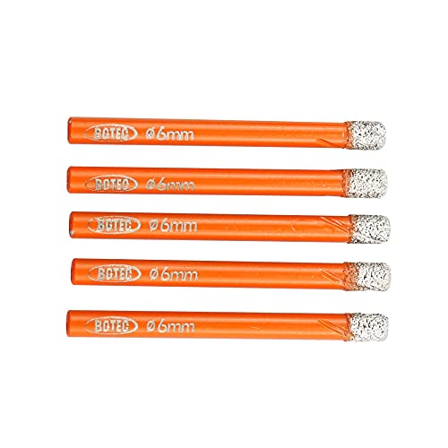 Juego de 10 brocas diamantadas de 6 mm para taladro miniatura 4