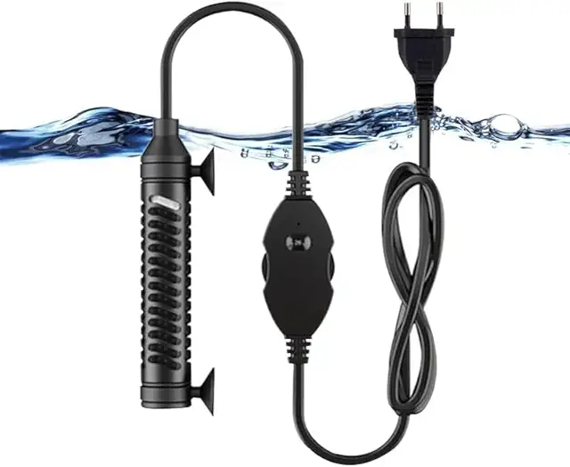 Riscaldatore per Acquario GERUI 35W/50W con Termostato Regolabile e Protezione