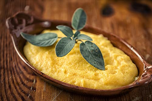 Bellino Instant Polenta, 17.6 Oz (Pack Of 4)- Quick And Easy Italian Cornmeal Dish With Grocery Restock Reminder Card By Intfeast #TOP2