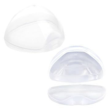 2pcs Pacifier Storage Case Holder for Baby Travel, Portable PP White