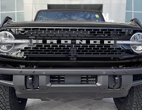 Grille Letter Overlays - Compatible with 2021-2026 Bronco