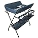 Wickeltisch Klappbarer und tragbarer, Wickelkommode Baby mit Motiv Giraffe, Höhenverstellbar, Wickeltisch mit Rollen Mobiler Wickeltisch, Tragbar Wickeltisch,80 * 66 * 98cm (dunkelblau)