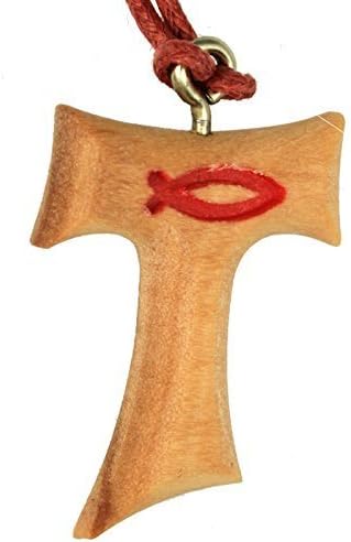 Wood PendantWood Cross Pendant. Christian Cross Pendant. Christian Fish Emblem. Wooden Cross.