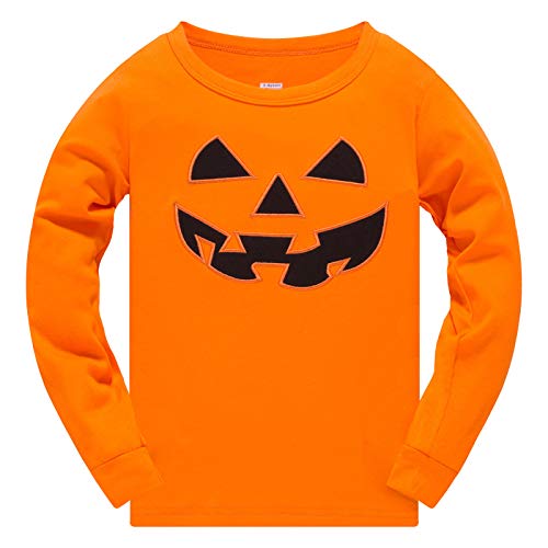 TEDD Boys Pyjamas Halloween Costumes for Kids Nightwear Cotton Toddler Clothes Girls Fun Sleepwear Unisex Pumpkin Lantern Long Sleeve 2 Piece PJs Sets 9-10 Years - Image 8