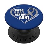 Photo Gallery i wear gray for my aunt - brain cancer awareness month 2023 popsockets popgrip intercambiabile Photo Gallery i wear gray for my aunt - brain cancer awareness month 2023 popsockets popgrip intercambiabile