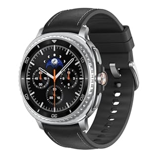 Samsung Galaxy Watch8 Classic 46mm, AI Smart Watch with Cushion Design and Rotating Bezels, with Hybrid Band and Wearable Display, LTE, Black, 3 Year Extended Warranty (UK Version)