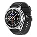 Samsung Galaxy Watch8 Classic 46mm, AI Smart Watch with Cushion Design and Rotating Bezels, with Hybrid Band and Wearable Display, LTE, Black, 3 Year Extended Warranty (UK Version)