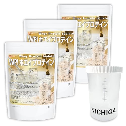 NICHIGA(�j�`�K) ���V�F�C�J�[ �Z�b�g�� WPI �z�G�C�v���e�C�� 1kg×3�� �v���[���� rBST�s�g�p ������ς� �Ö����s�g�p�E�ۑ������Y�� TK2