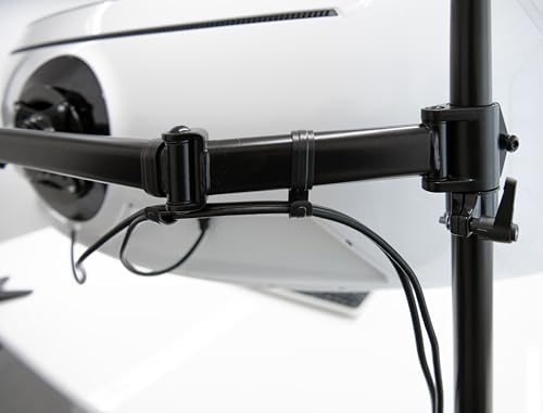 Soporte para 4 monitores convertible que elimina el dolor de cuello con altura e inclinaci&oacute;n ajustable 4