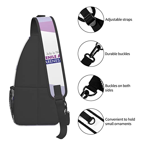 Mochila tipo bandolera para senderismo y viaje unisex miniatura 5