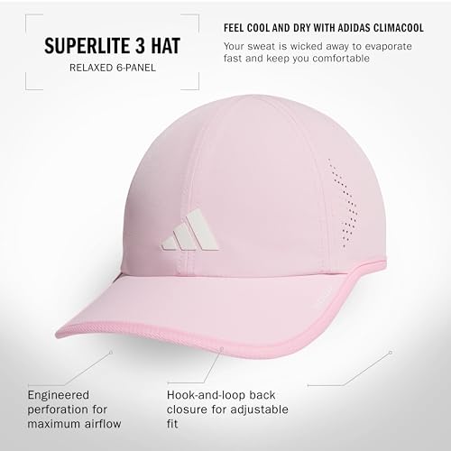 Image of adidas Women's Superlite Hat - Lightweight Moisture-Wicking Cap for Workout and Training