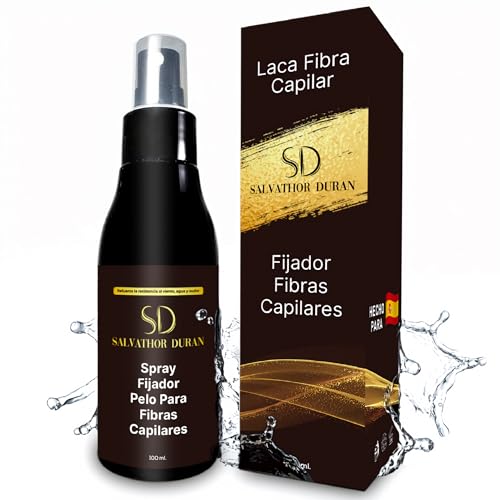 Fijador de Fibras Capilares Salvathor Duran 100 ml. - Spray Fijador Pelo - Spray Fibras Capilares - Laca Sin Gas