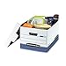Bankers Box 30 Pack STOR/FILE Medium-Duty File Storage Boxes, FastFold, Lift-Off Lid, Letter/Legal, White/Blue