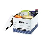 Bankers Box 20-Pack Medium Duty File Storage Boxes with Lids, FastFold Assembly, Letter/Legal, STOR, (0076315) - Image 4