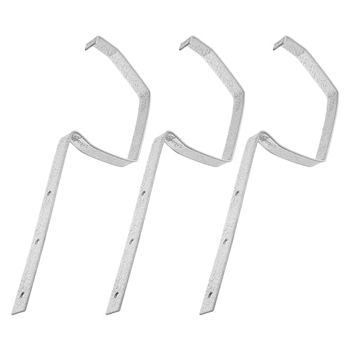 jojofuny 3 Pack Heavy Duty Rain Gutter Brackets – Weatherproof