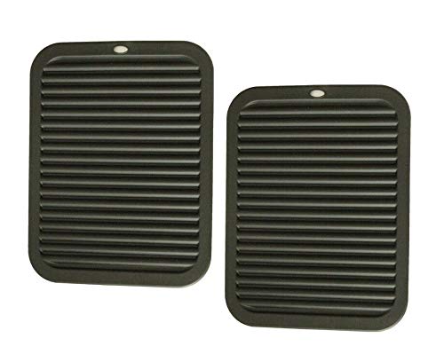 CDOFFICE 2 Pcs Silicone Trivets Mat Hot Pads Pot Holder(9"X12")