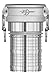 PT Coupling 6023500050CSV Aluminum Swivel Cam and Groove Hose Fitting with Viton Seal, CSV-Coupler, 5" Coupler x Hose Shank