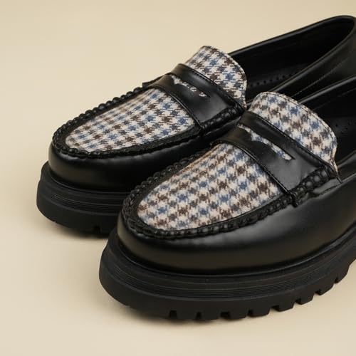 Image of Theater Dr. Storm Loafers for Women | Stylish Chunky Penny Formal Loafers | Lightweight Comfortable Footwear with Cushioned Insole