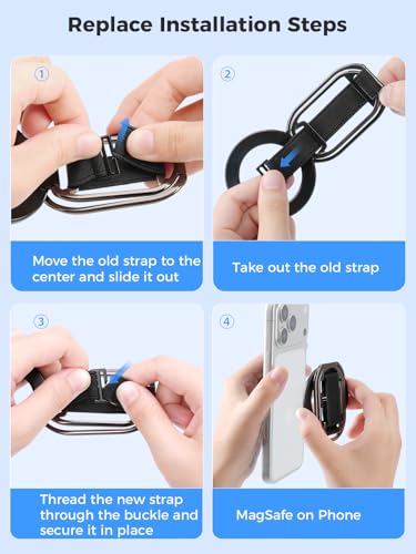 Image of SUPERONE for Phone Grip Adjustment Finger Loop Strap, Elastic Finger Strap 5 PCS