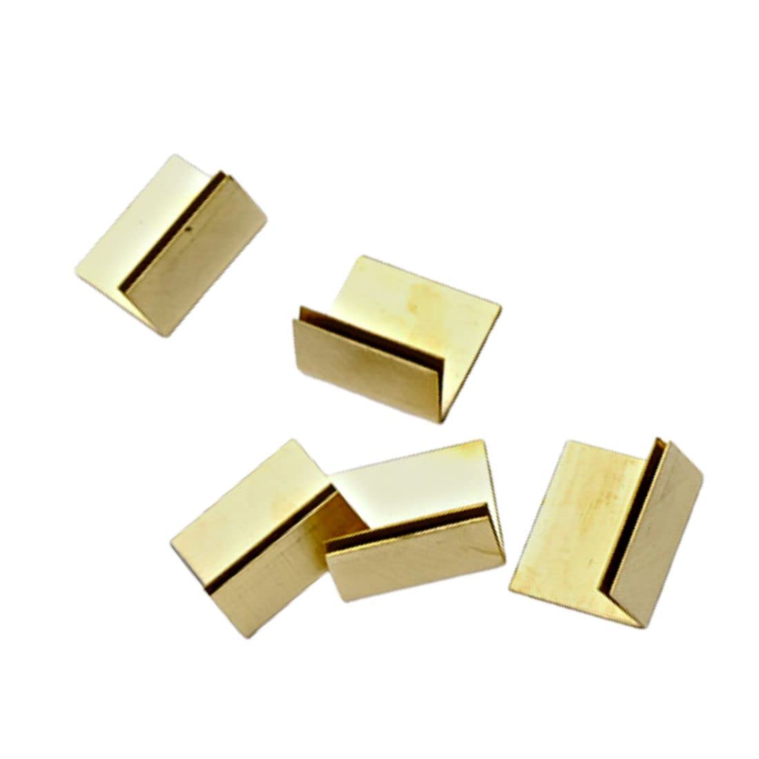 Amazon.co.jp: カードスタンド ブラス スモール 巾2×1.5×高1cm 真鍮
