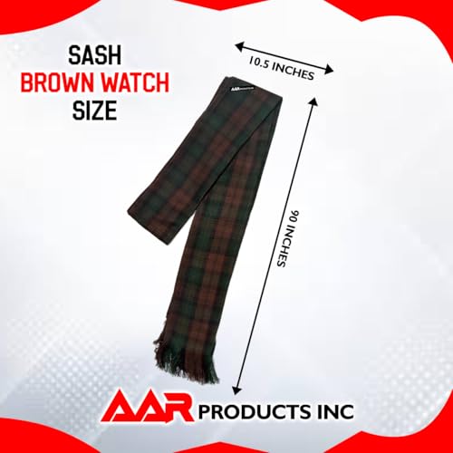 Image of AAR Womens Tartan Clan Sashes Ladies Brooch Scottish Highland - 90 x 10.5 Inches
