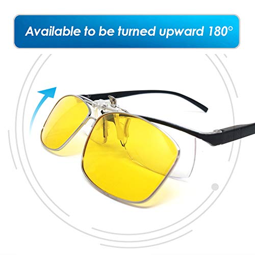 LUFF Polarized Clip-on Sunglasses Mens/Womens Flip-Up Sun Lenses fit Outdoor Sports4