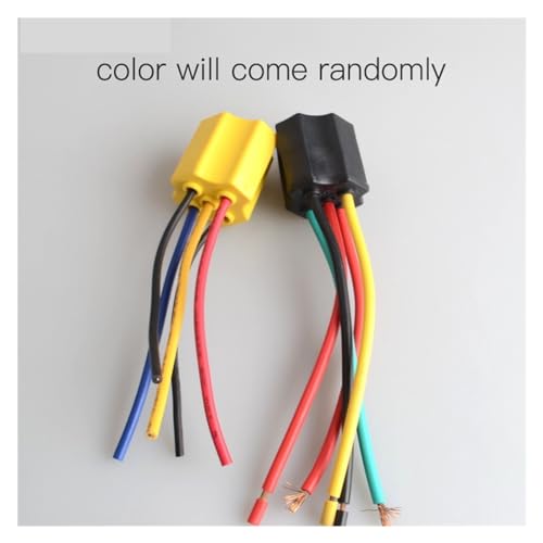 Prise de relais automobile en céramique avec son câblage de 10cm pour circuit 12V