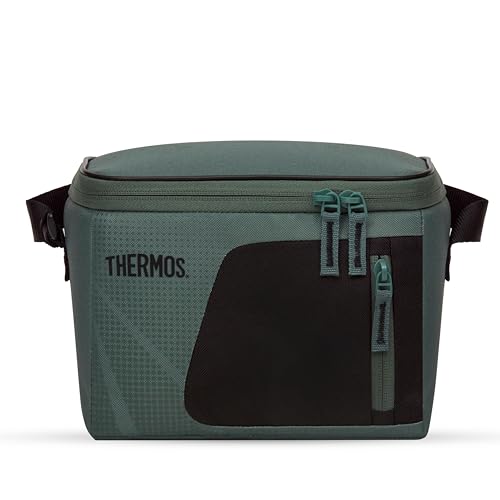 Thermos Radiance - Lonchera aislada de 4,5 L, color verde, bolsa térmica compacta para el trabajo y la escuela, forro seguro para alimentos, resistente a fugas, aislamiento Isotec mantiene la comida