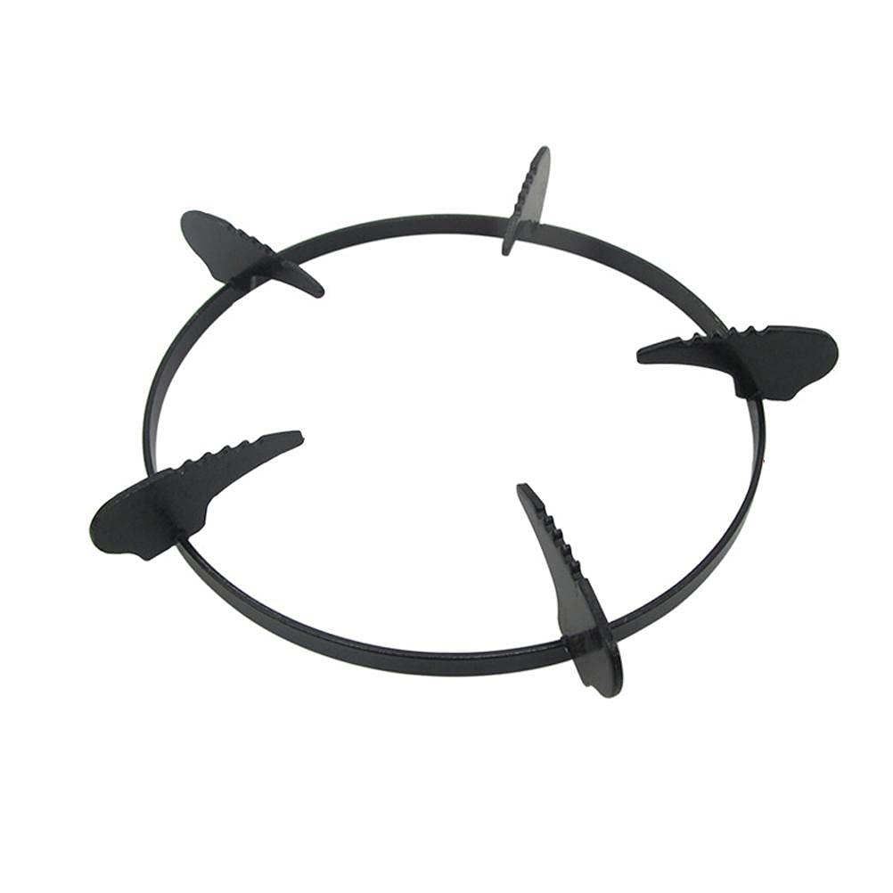 SUNGOOYUE Rejilla De Soporte Para Wok De Hierro Fundido, Paquete De 2 Soportes Para Sartén Con Anillo Para Wok Para Estufa De Gas, 20,3 Cm Exterior 10,7 Cm Interior 3,6 De Altura, Soporte De