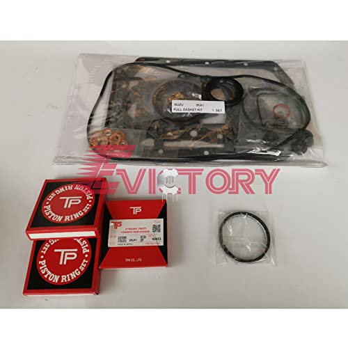 Piston Isuzu 3KA1 avec kit joint cylindre complet pour réparation moteur