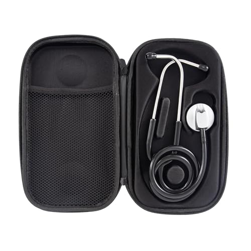 Hard Stethoscope Case for 3M Littmann Classic III,Lightweight II S.E, MDF Acoustica Stethoscope,Large Stethoscope Travel Case Compatible with Mesh Bag for Nurse Accessories Gauze Penlights.