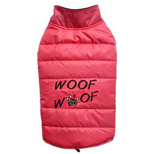 Doggy Dolly Perros de Invierno Chaleco Woof Rosa Cover
